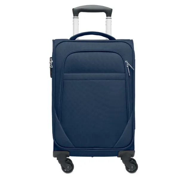 VOYAGE 600D RPET Soft trolley Blue