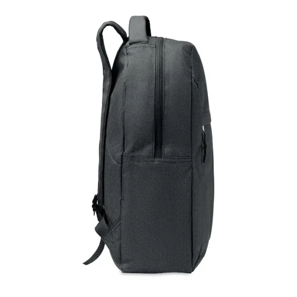 SIENA 600D RPET 2 tone backpack Black