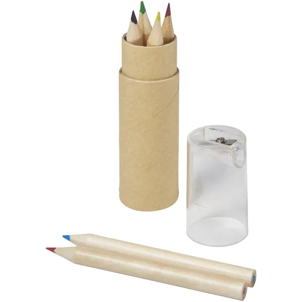 Kram 7-piece coloured pencil set - Unbranded White