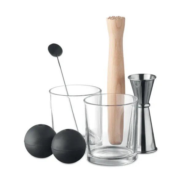 NIGHT Set of 7 pieces cocktail set Matt Silver