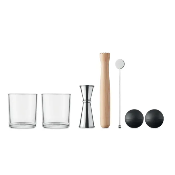 NIGHT Set of 7 pieces cocktail set Matt Silver