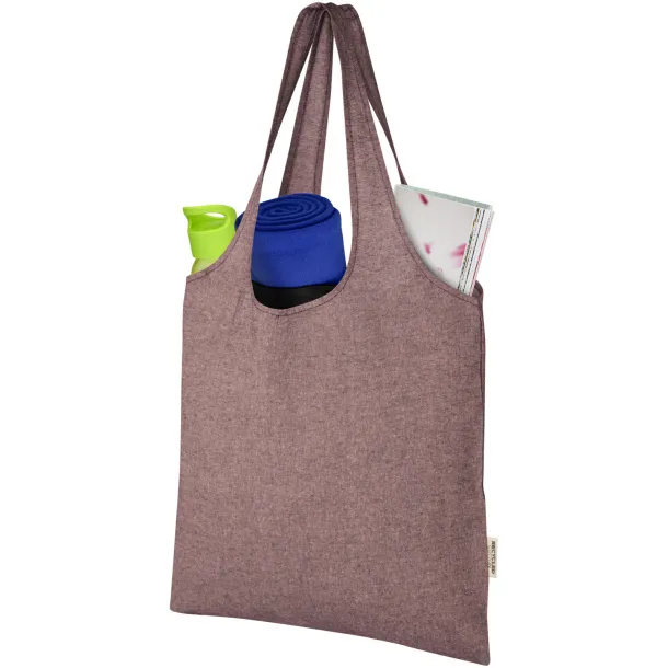 Pheebs 150 g/m² recycled cotton trendy tote bag 7L - Unbranded Kesten