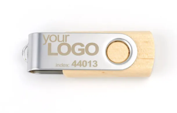TWISTER MAPLE USB memorijski stick - 8 GB Smeđa