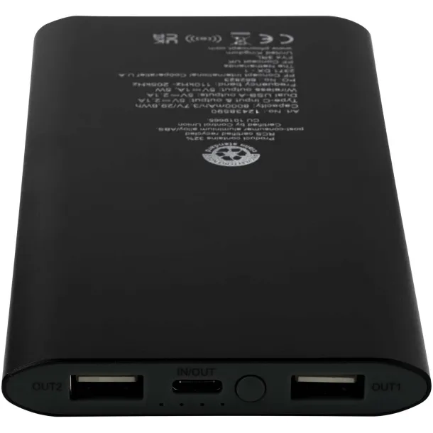 Juice Type-C bežična prijenosna baterija, 8.000 mAh Solid black