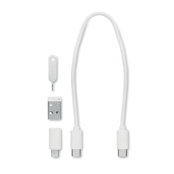 SUPABLE 9 in 1 cable connector set White