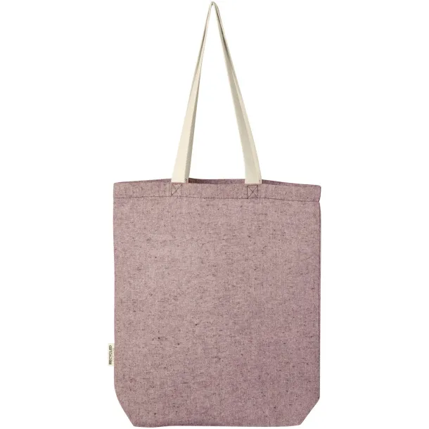 Pheebs 150 g/m² recycled cotton tote bag with front pocket 9L Kesten