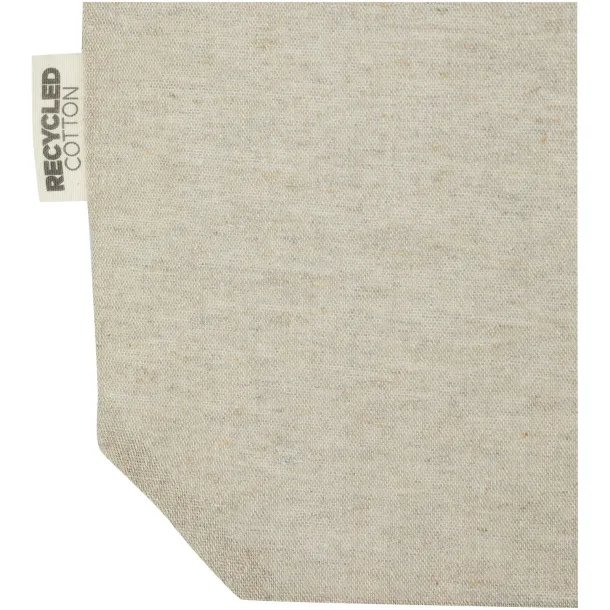 Pheebs 9L torba od recikliranog pamuka s prednjim džepom 150 g/m² Prirodna Heather black