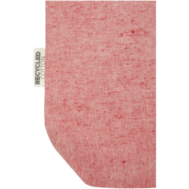 Pheebs 9L torba od recikliranog pamuka s prednjim džepom 150 g/m² Heather red