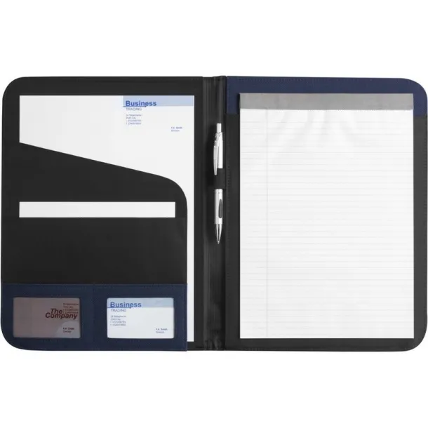  Conference folder A4 with notebook navy blue