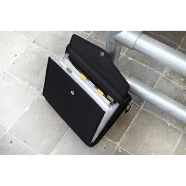  Conference folder A4 with notebook Crna