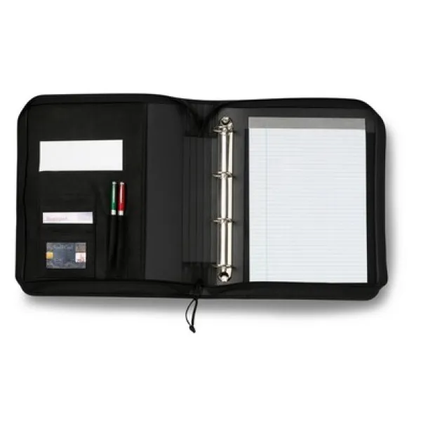  A4 konferencijska mapa s notesom Crna