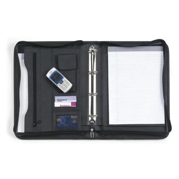 Conference folder A4 with notebook Crna
