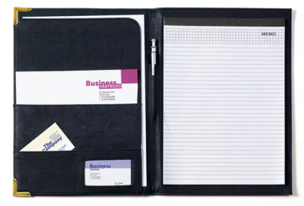  Conference folder A4 Crna