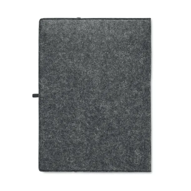 FELTNOTE A4 conference folder in RPET stone grey