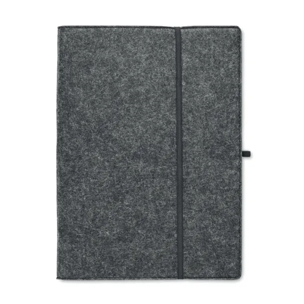 FELTNOTE A4 conference folder in RPET stone grey