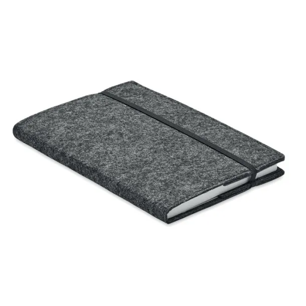 FELTNOTE A4 conference folder in RPET stone grey