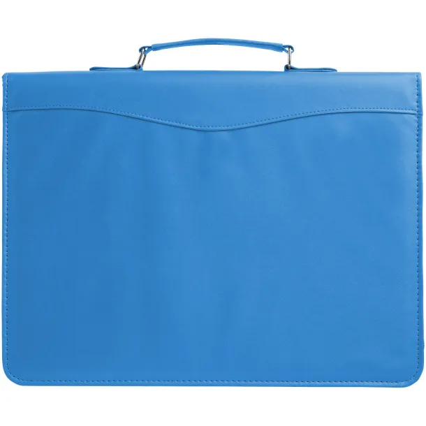 Ebony A4 briefcase portfolio - Bullet Aqua blue