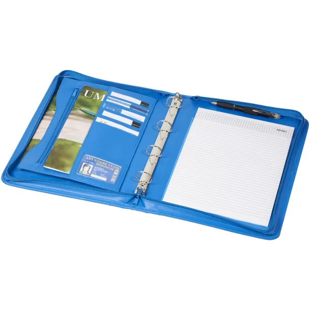 Ebony A4 briefcase portfolio - Bullet Aqua blue