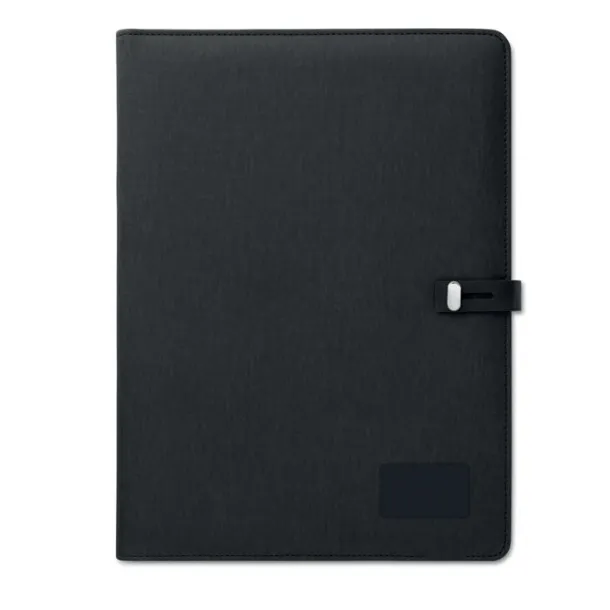 SMARTFOLDER A4 folder w/ wireless charger Black