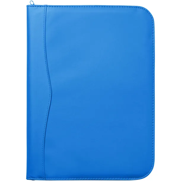 Ebony mapa s patentnim zatvaračem, A4 Aqua blue