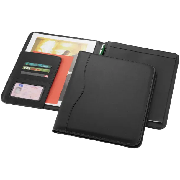 Ebony A4 portfolio Solid black