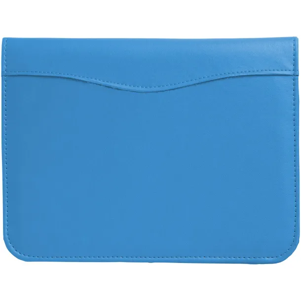 Ebony A4 portfolio - Unbranded Aqua blue