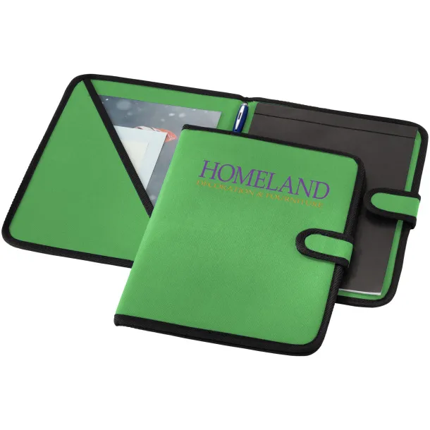 University A4 portfolio - Unbranded Transparent green