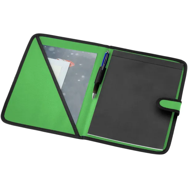 University A4 portfolio - Unbranded Transparent green