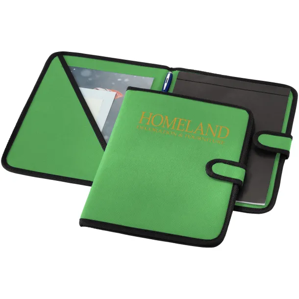 University A4 portfolio - Unbranded Transparent green