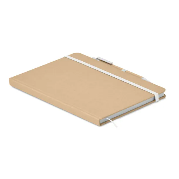 CARATIL A5 notebook in recycled carton White