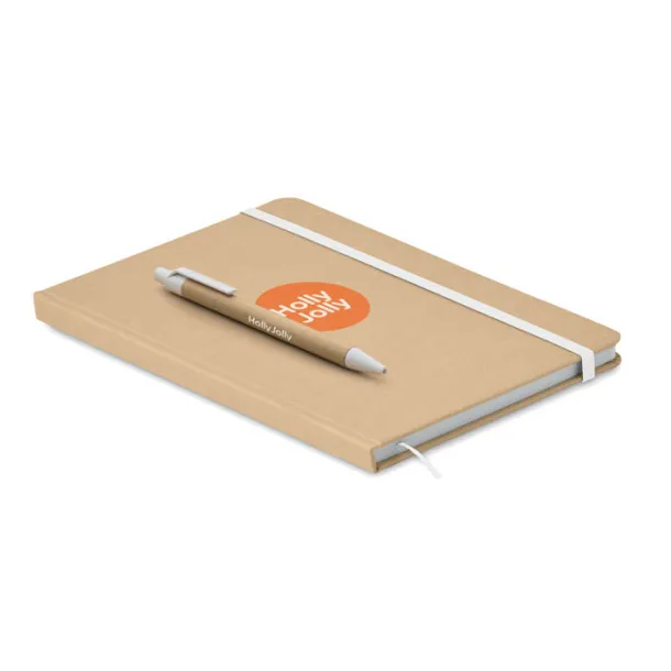 CARATIL A5 notebook in recycled carton White