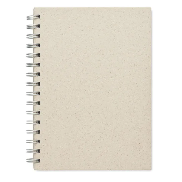 GRASS BOOK A5 grass notebook 80 lined Beige