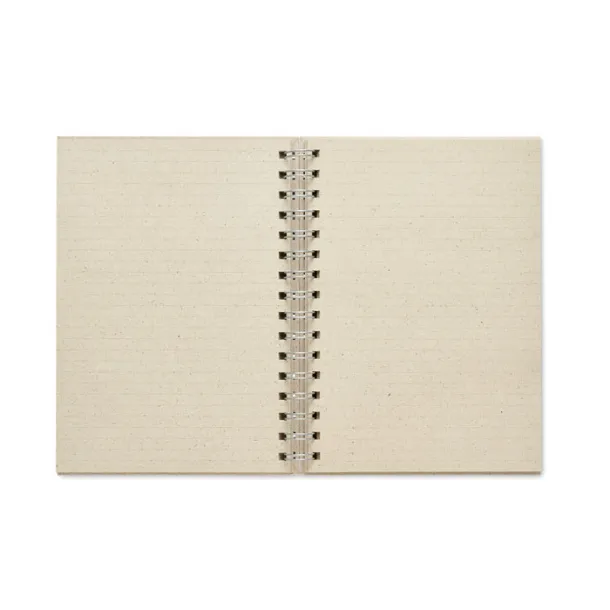 GRASS BOOK A5 grass notebook 80 lined Beige