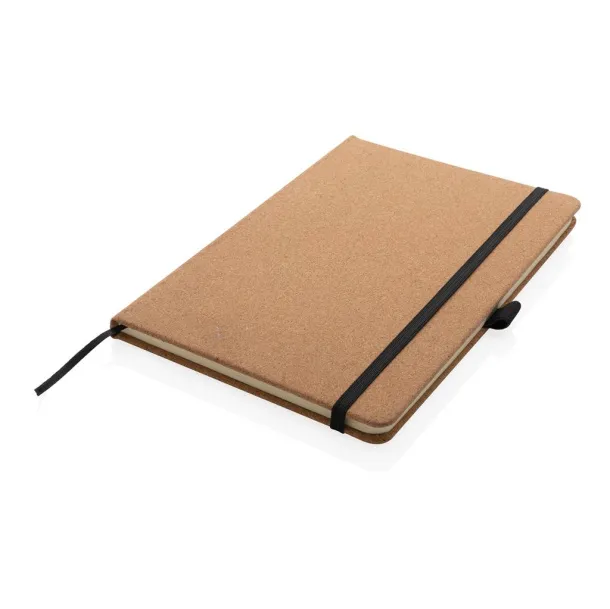  Cork hardcover notebook A5 - XD Collection Brown 