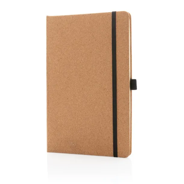  Cork hardcover notebook A5 - XD Collection Brown 