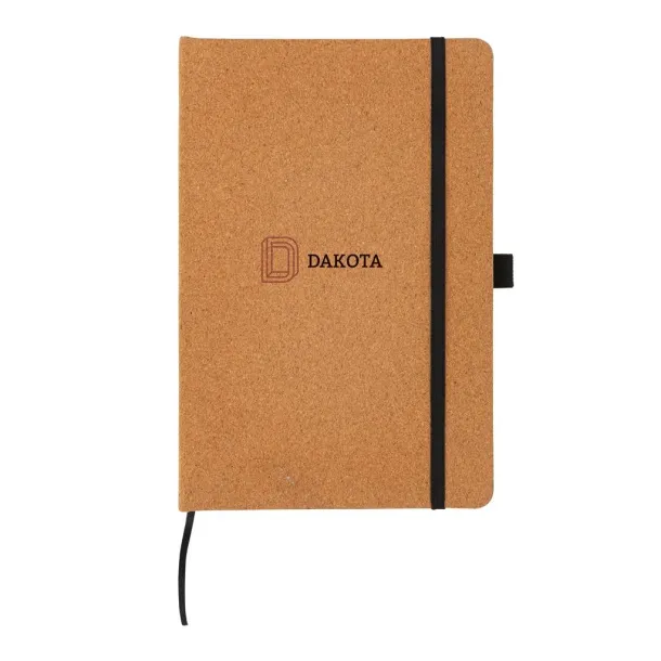  Cork hardcover notebook A5 - XD Collection Brown 