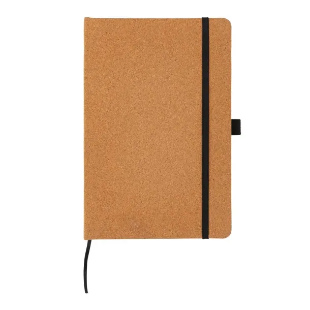  Cork hardcover notebook A5 - XD Collection Brown 