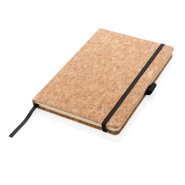  Cork hardcover notebook A5 - XD Collection Brown 