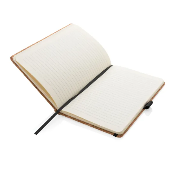  Cork hardcover notebook A5 - XD Collection Brown 