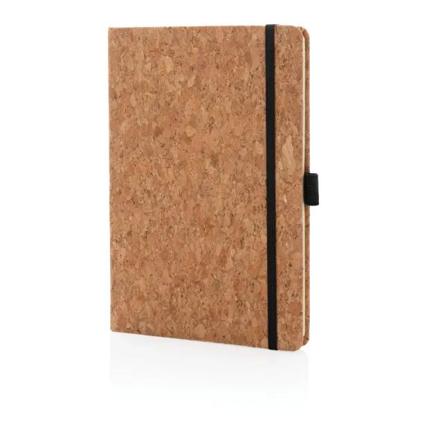  Cork hardcover notebook A5 - XD Collection Brown 