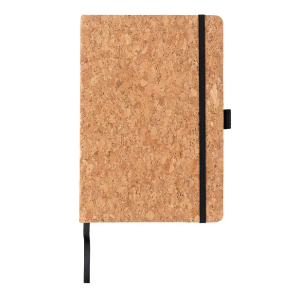  Cork hardcover notebook A5 - XD Collection Brown 