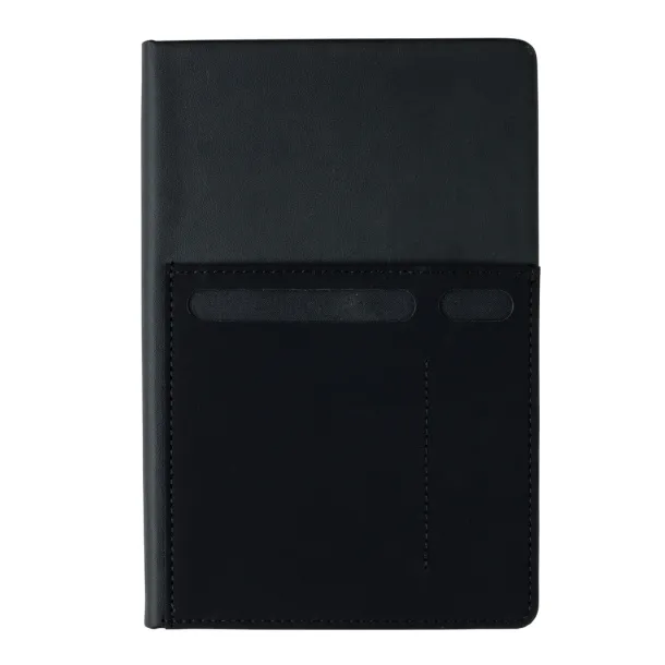  Deluxe notes s džepovima, A5 - XD Collection Crna