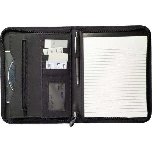 Conference folder A5 with notebook Crna