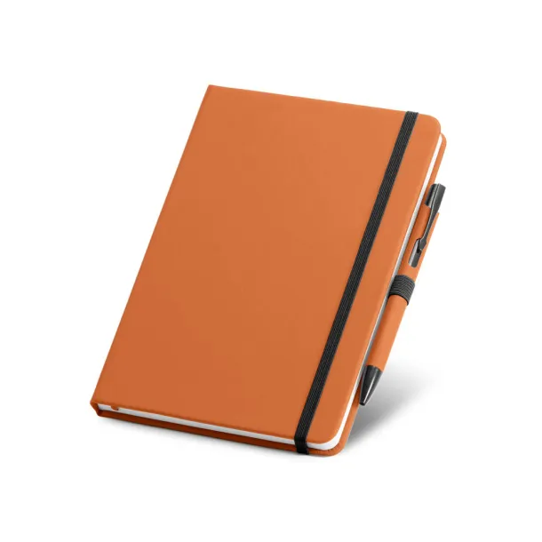 SHAW Ball pen and A5 notepad set Orange