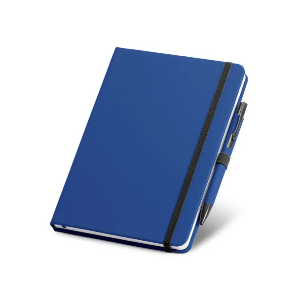 SHAW Ball pen and A5 notepad set Royal blue