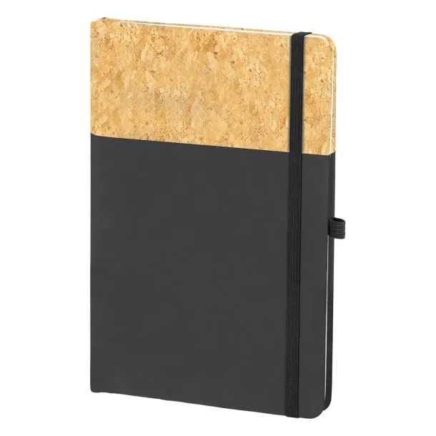 NOTE CORK A5 notebook Black