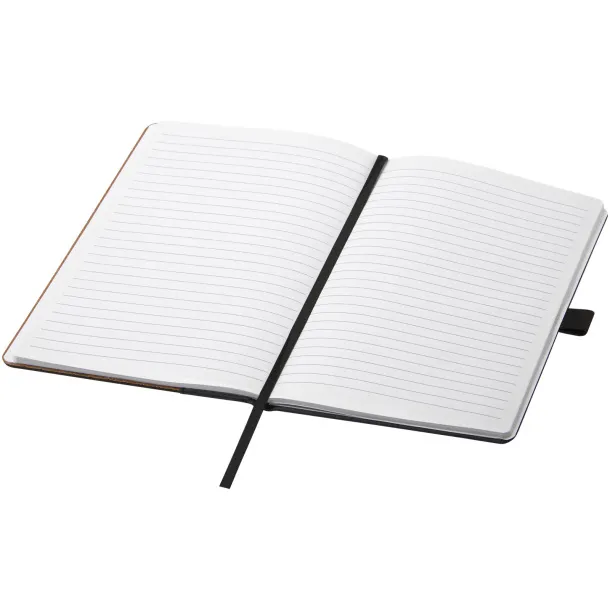 Note A5 bamboo notebook Solid black Natural