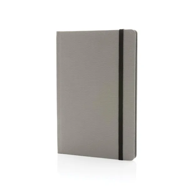  GRS certified RPET A5 notebook - XD Collection Cool Grey 7 Black