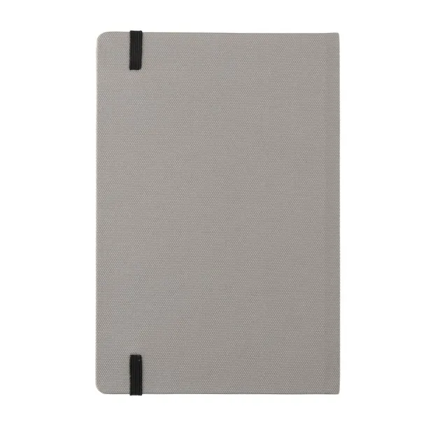  GRS certified RPET A5 notebook - XD Collection grey, black Black