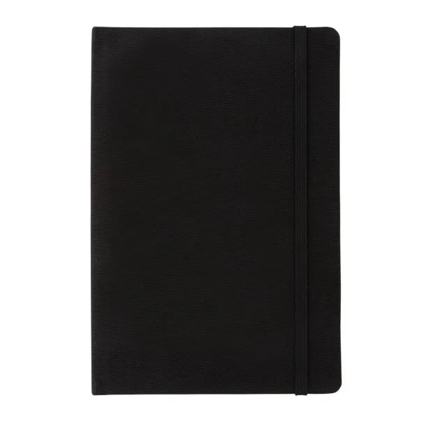  GRS certified RPET A5 notebook - XD Collection Black Black